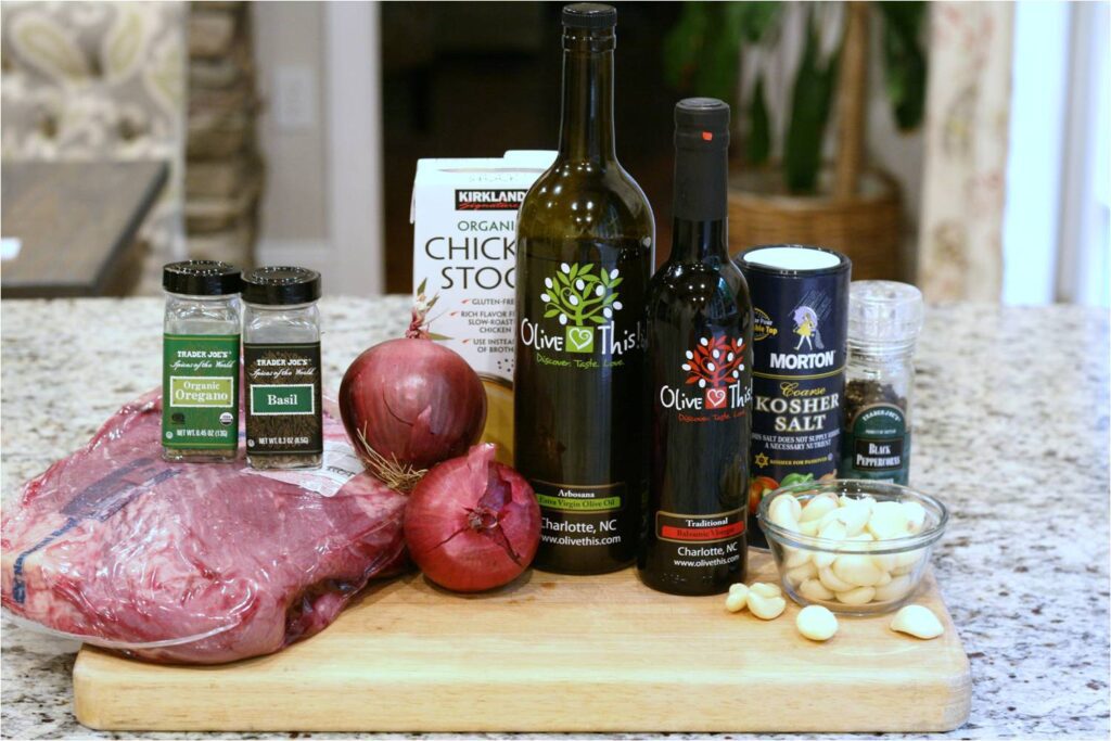 40 clove Beef Brisket Ingredients