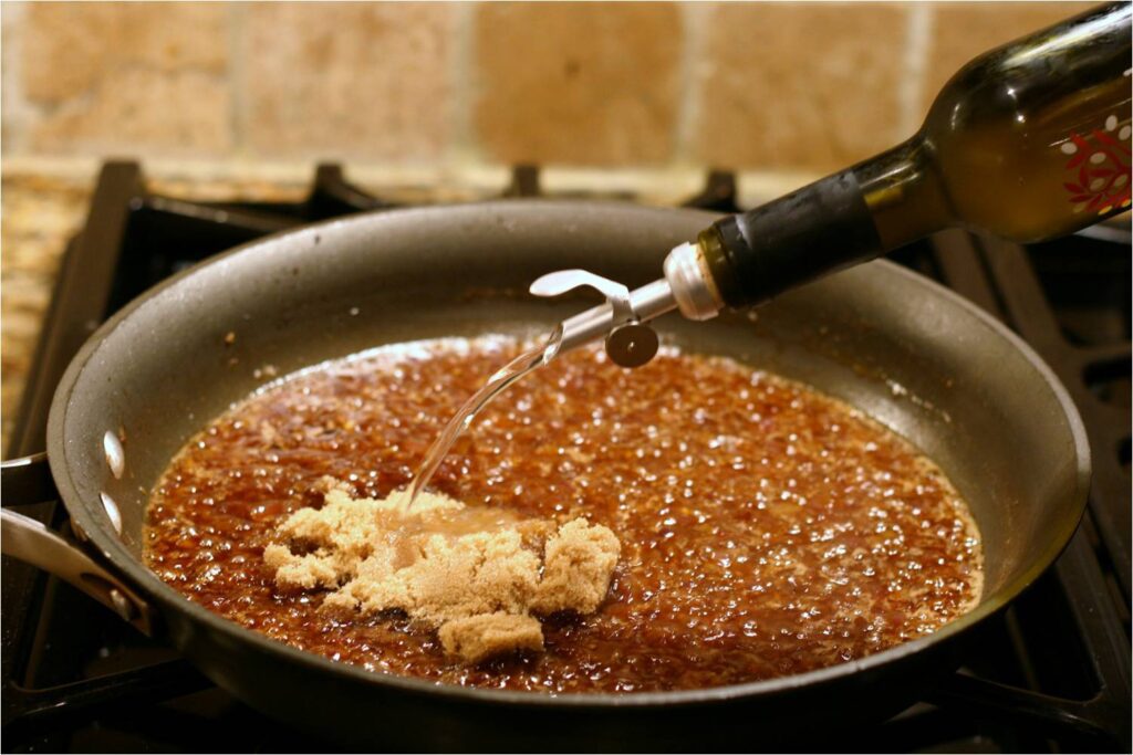 Add Champagne Vinegar to Bacon Jam