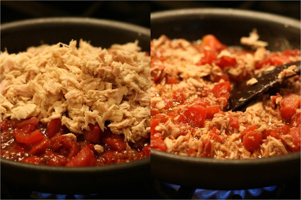 Add Tuna to Sauce Split