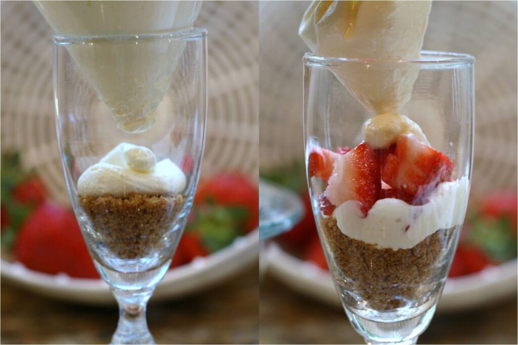 Assemble Cheesecake Trifles