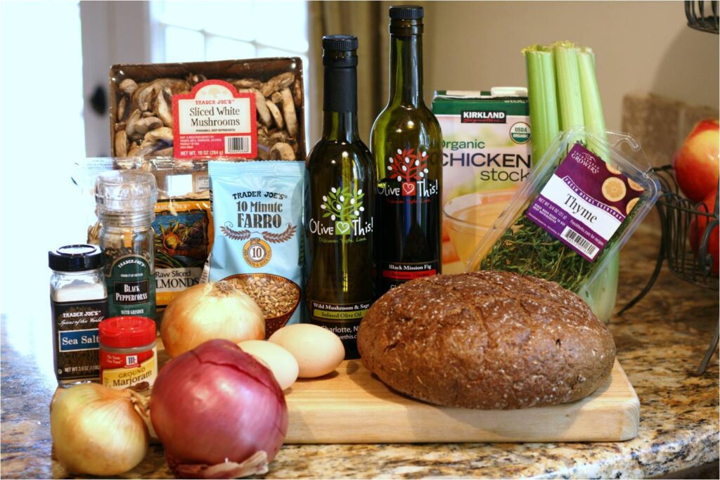 Balsamic Caramelized Onions Pumpernickel stuffing Ingredients