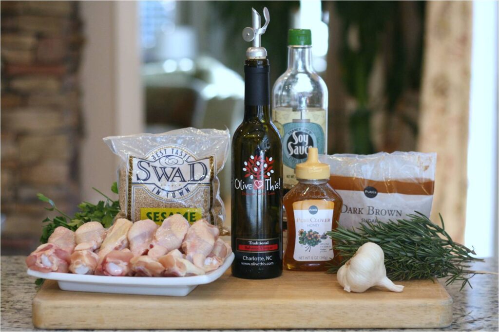 Balsamic Rosemary Chicken Wings Ingredients