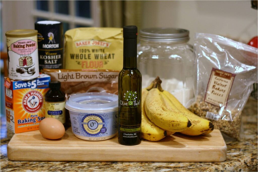 Banana Walnut Muffins Ingredients