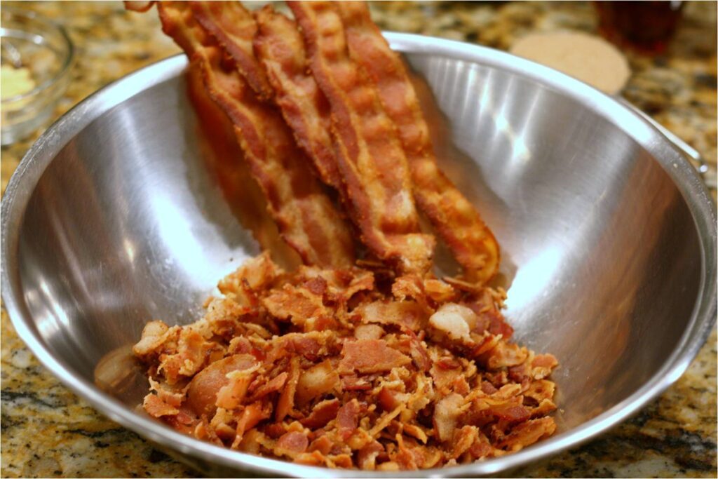 Break Bacon into Pieces