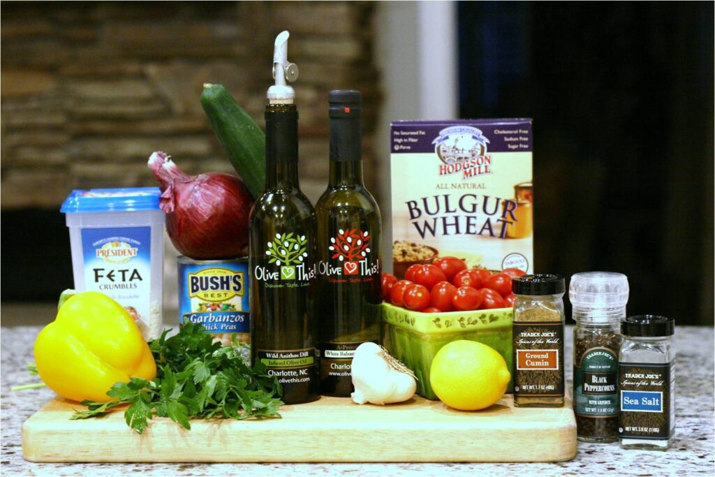 Bulgur Wheat Lemony Dill Ingredients