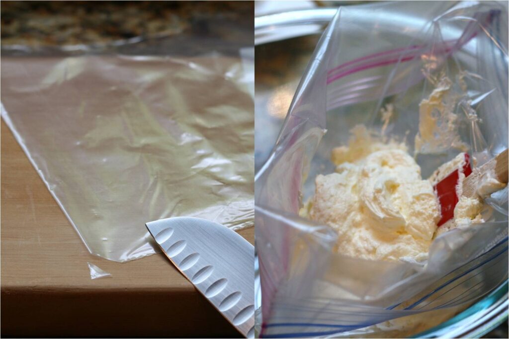Cheesecake Filling in Pastry Bag