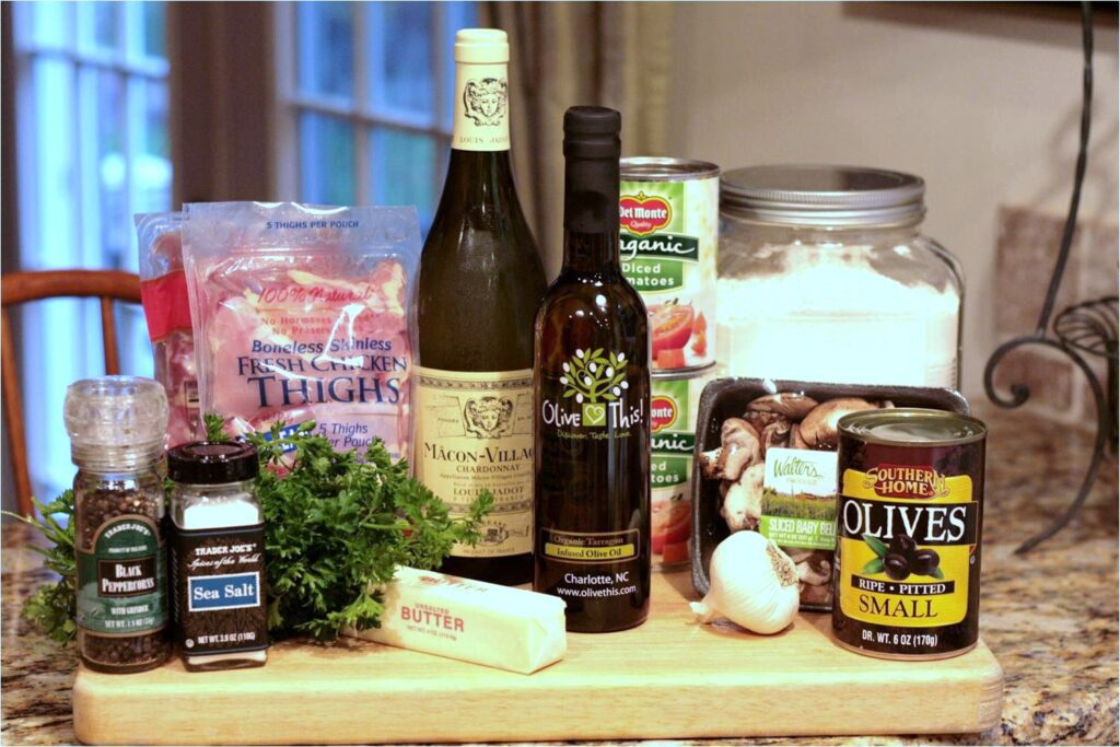 Chicken Marengo Ingredients