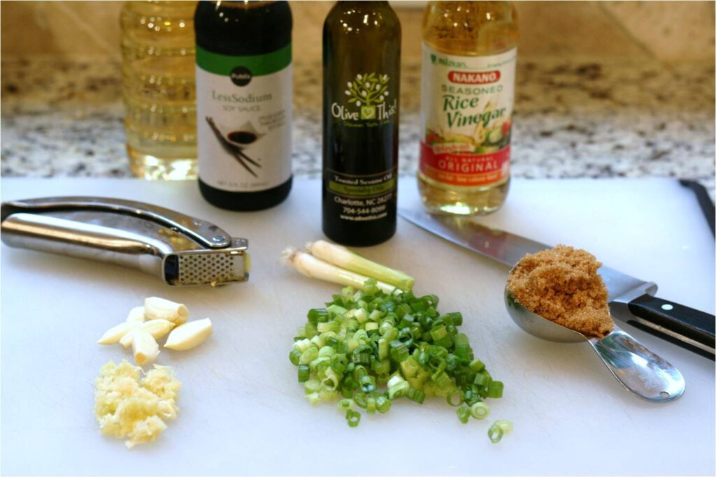Chop Ingreds for Asian-Sesame Ribs
