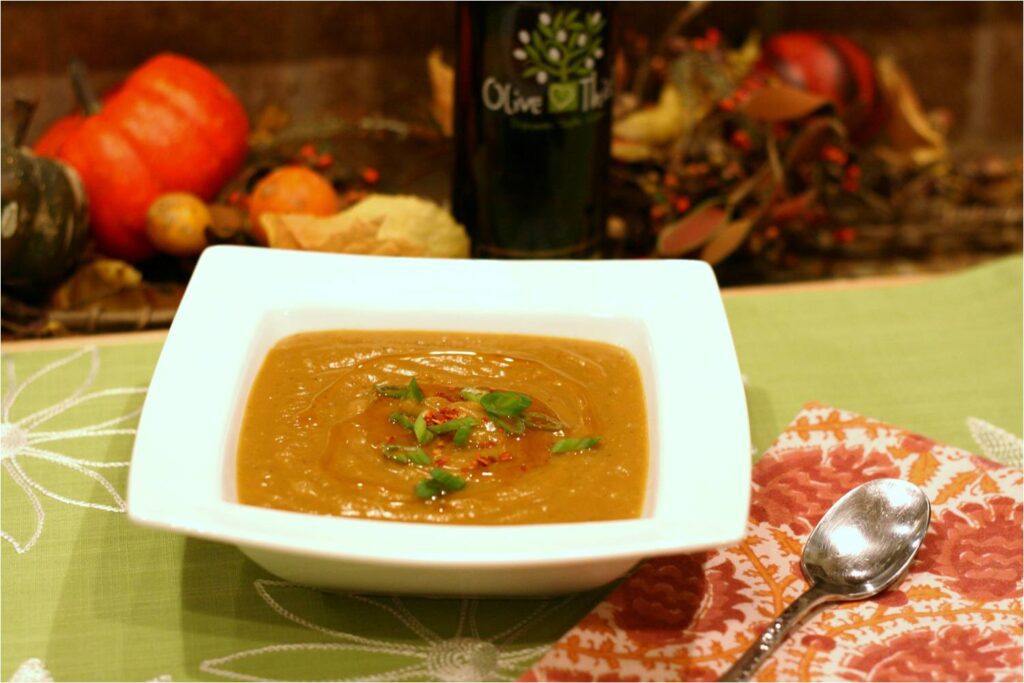 Coconut Curry Butternut Squash Soup Feature