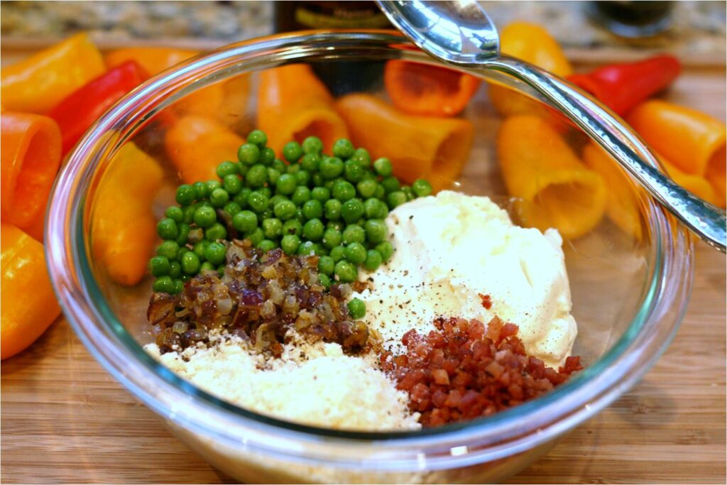 Combine all Baby Peppers Filling Ingredients