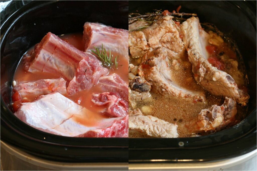 Cook Ribs in Slow Cooker Split