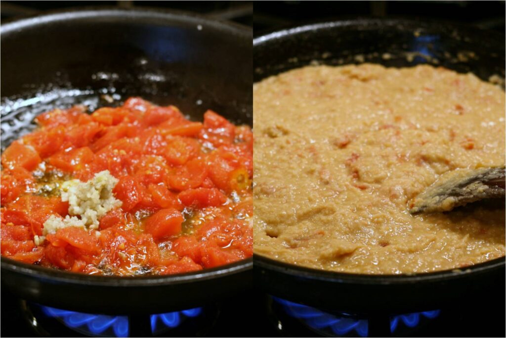 Cook Tuscan White Bean Dip in Skillet