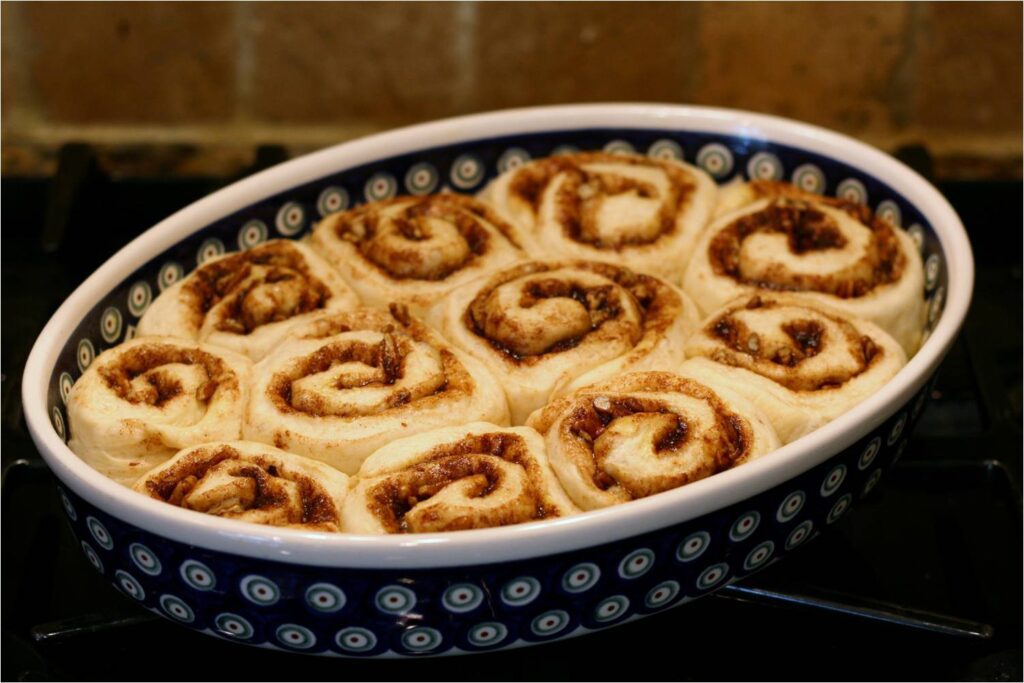 Cut Cinnamon Rolls AFTER Rising