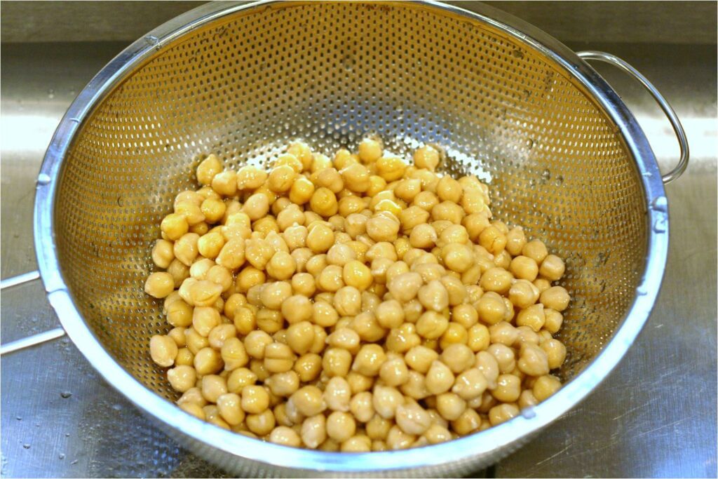 Drain chickpeas