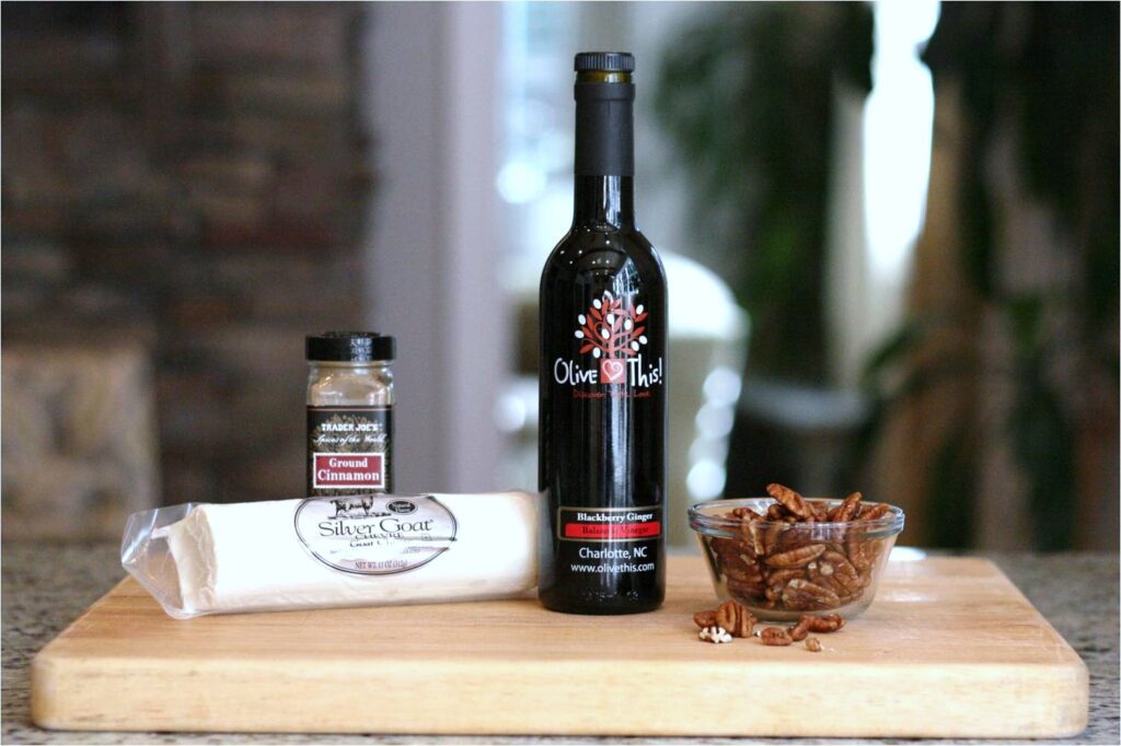 Easy Goat Cheese Blackberry Balsamic Spread Ingredients