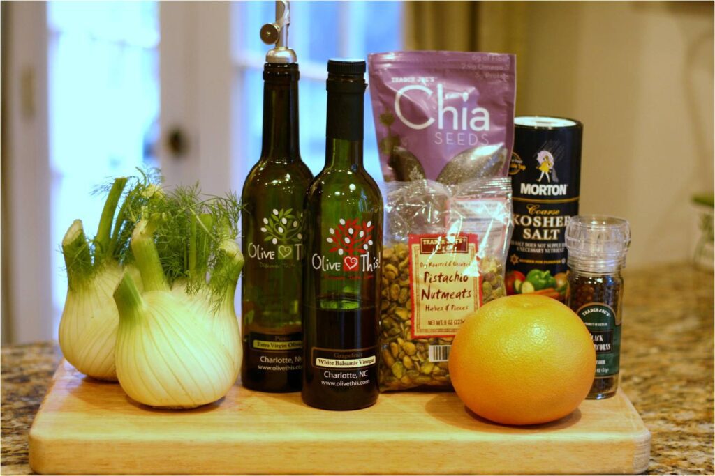 Fennel Slaw with Grapefruit Balsamic Ingredients