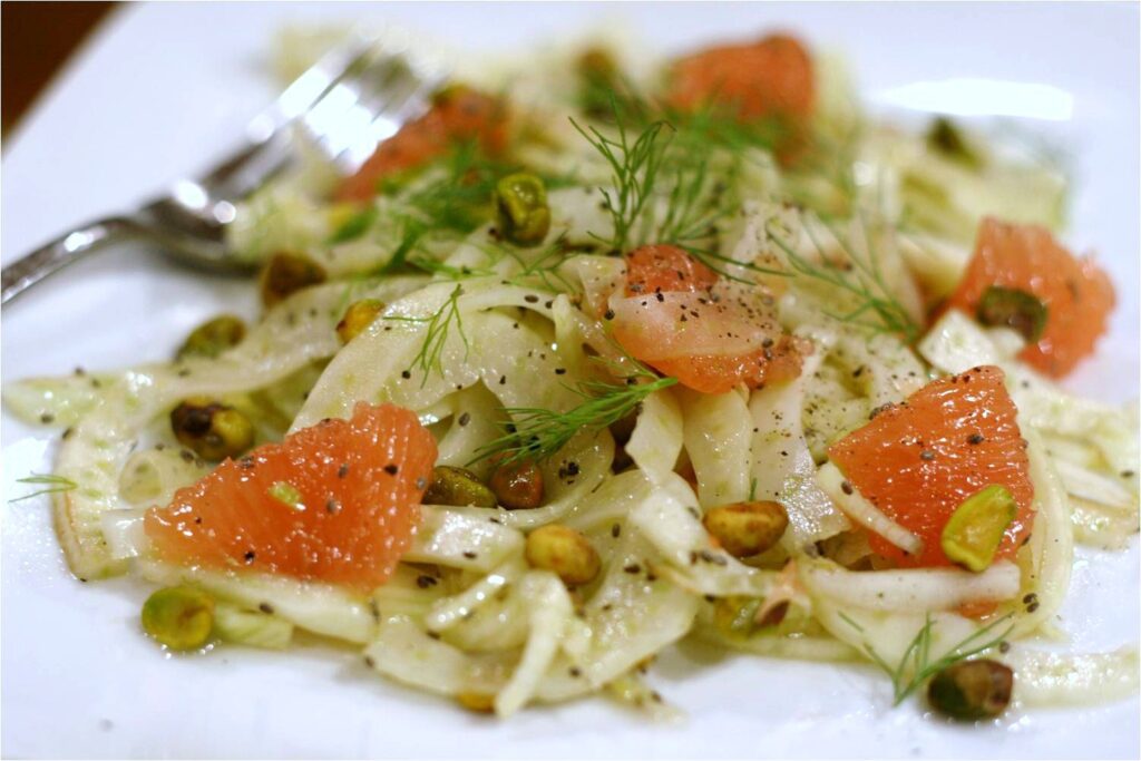Fennel Slaw with Grapefruit Blasamic Plated