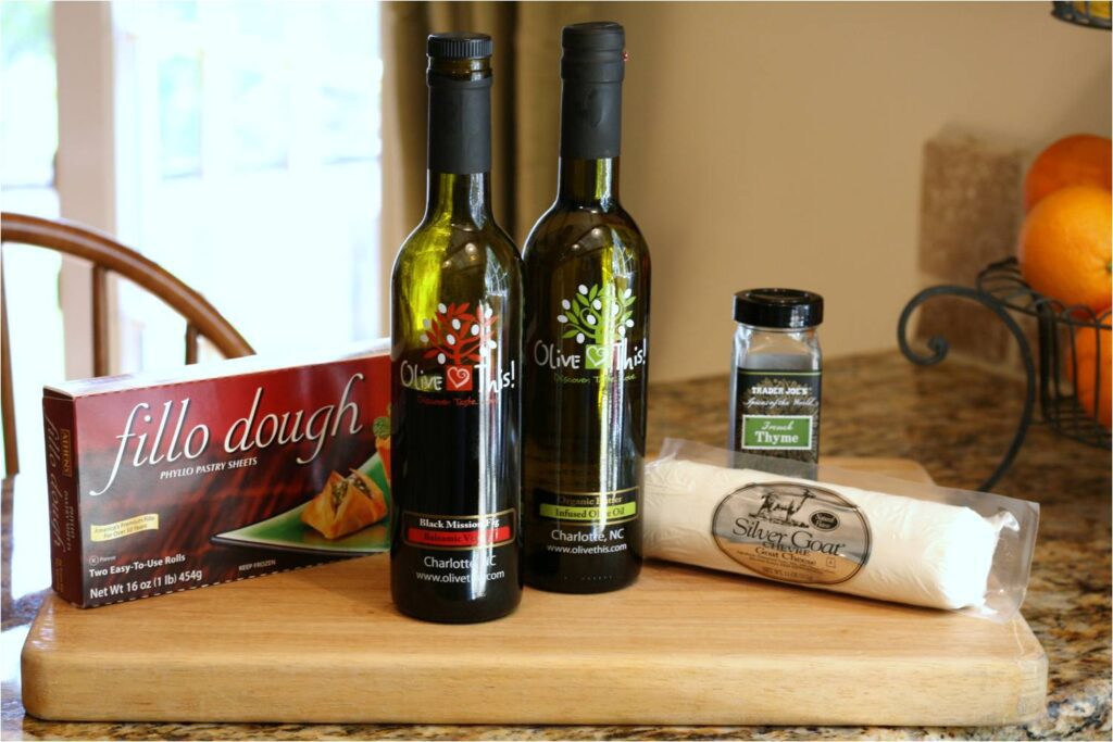 Goat Cheese Tarts Ingredients