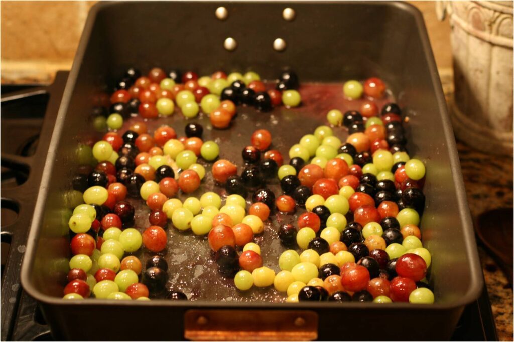 Grapes with Melted Butter and Chianti