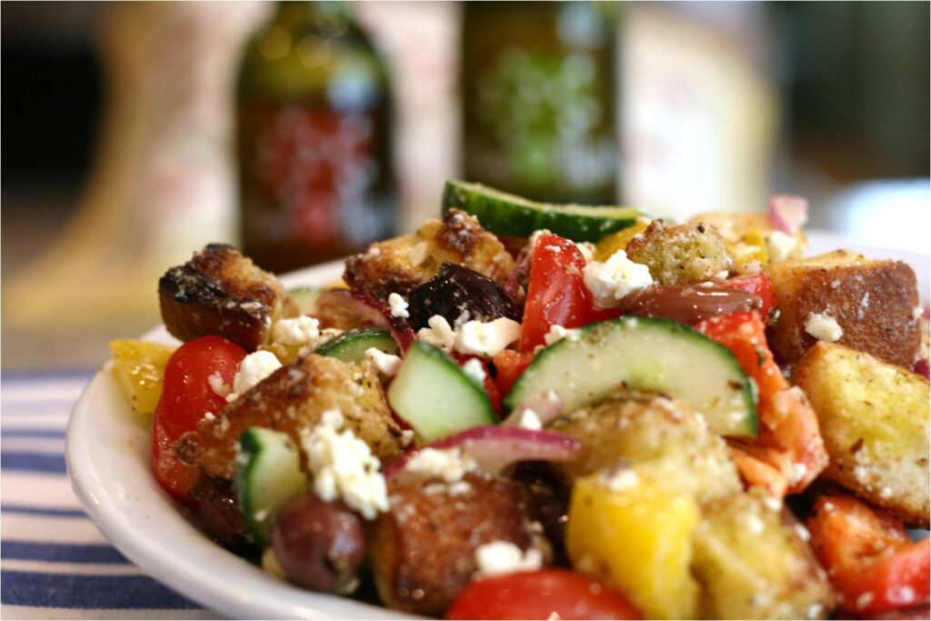 Greek Panzanella Feature