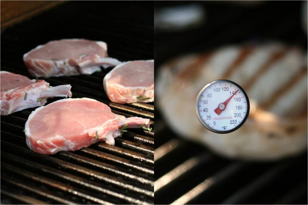 Grill Pork Chops to 145 Degrees