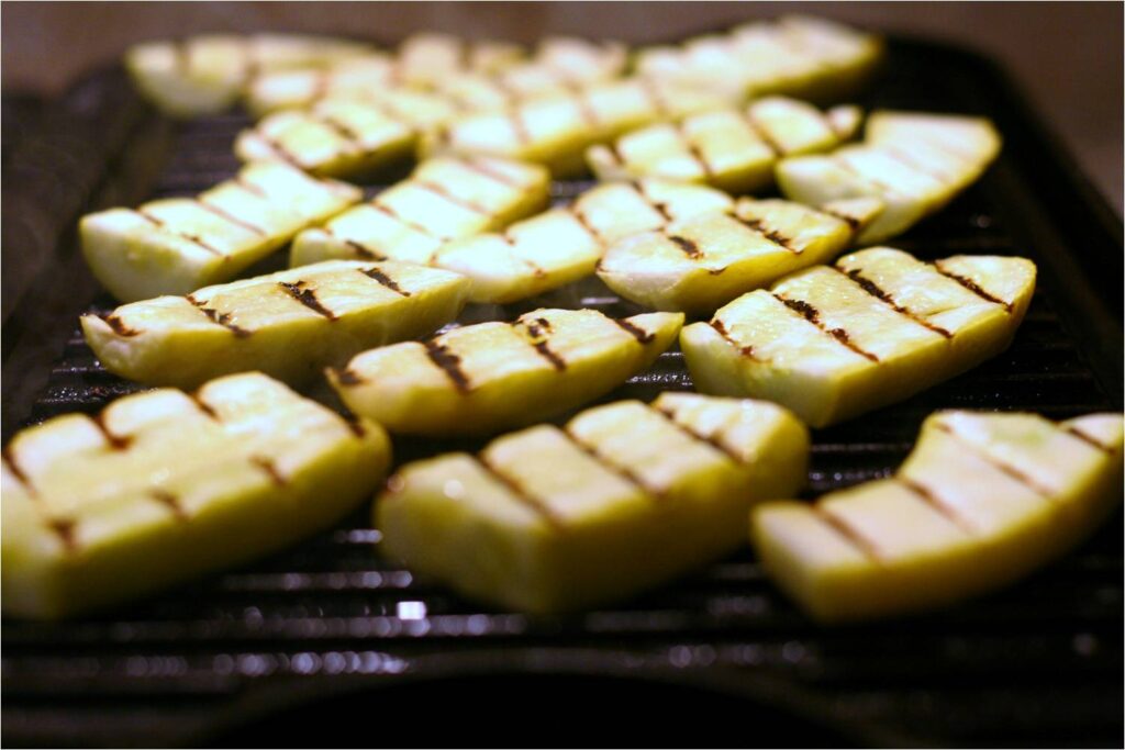 Grill the Slices of Squash