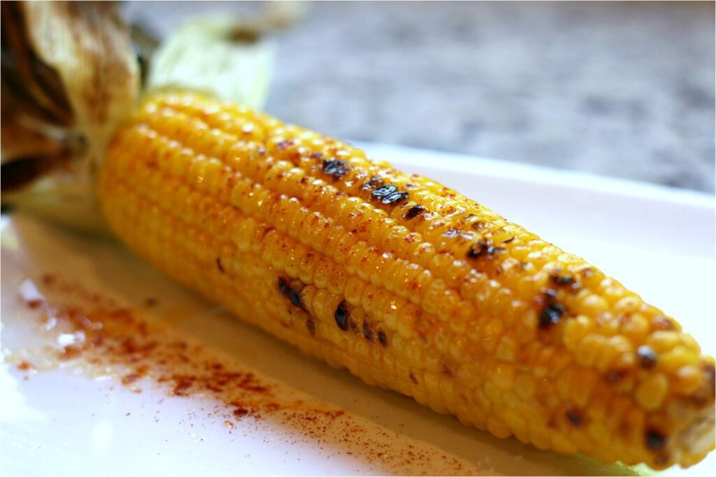 Grilled Corn on Cob Dinner
