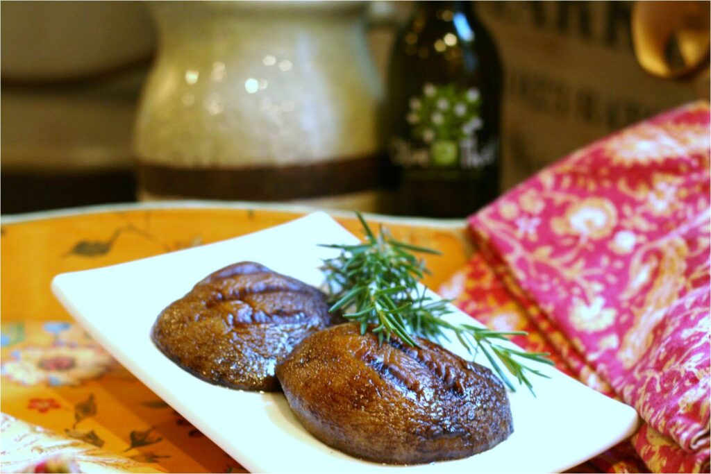 Grilled Portobello Mushrooms with Harissa Olive Oil Feature