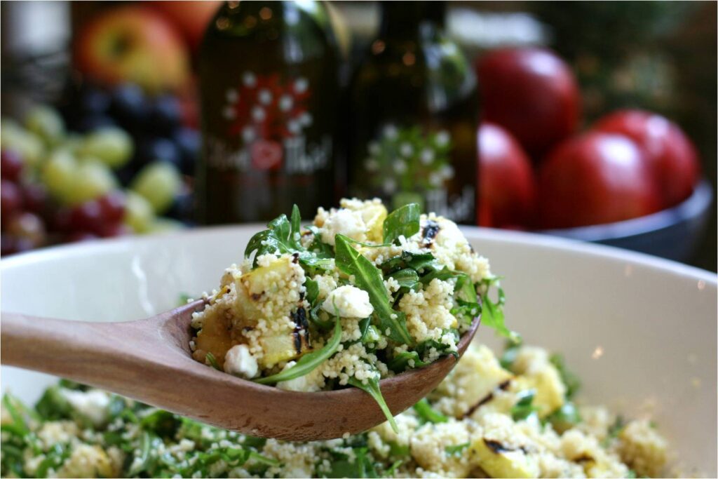 Grilled Squash Couscous Salad Feature