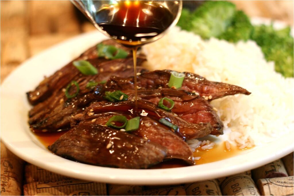 Grilled Teriyaki Steak Dinner