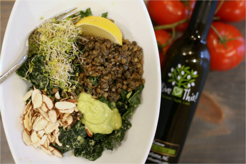 Kale and Lentil Bowl Feature