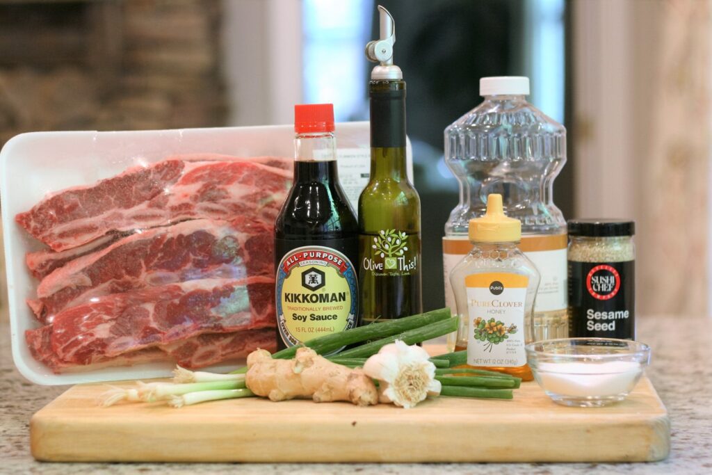 Khal Bi Ribs Ingredients