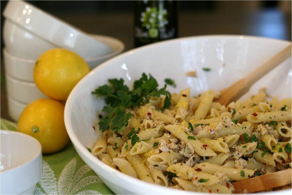 Lemon Tuna Pasta Feature