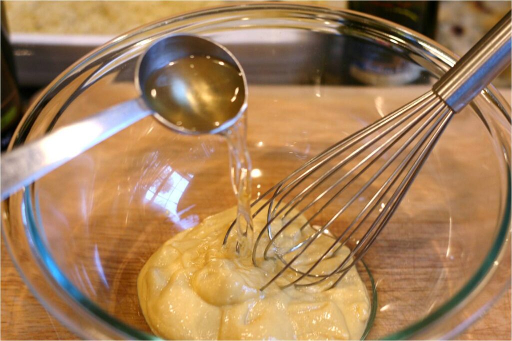 Mix Lemon Balsamic into Dijon Mustard