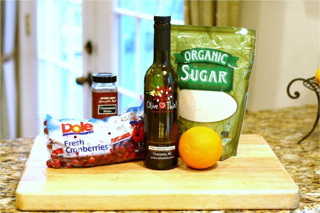 Orange Cranberry Sauce Ingredients