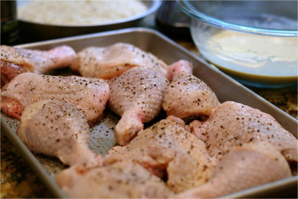 Prepare Chicken with Salt and Pepper