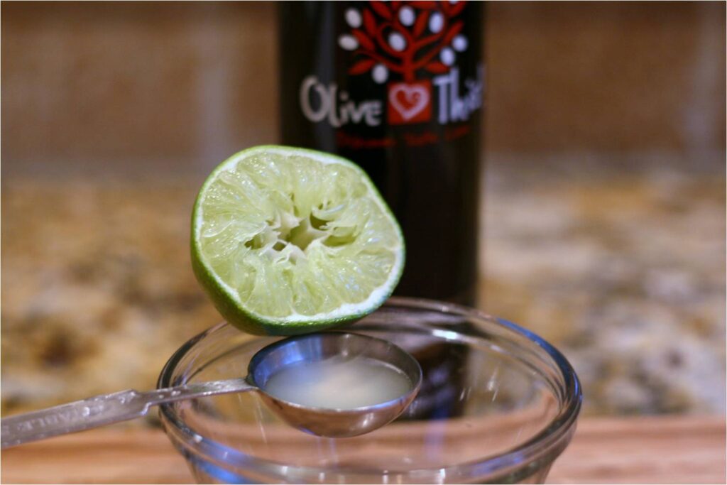 Prepare Serrano Honey Balsamic and Lime dressing