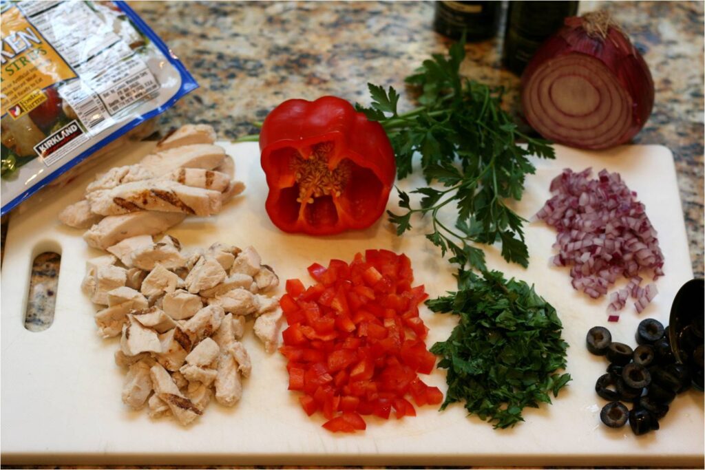 Prepare Tortellini Ingredients