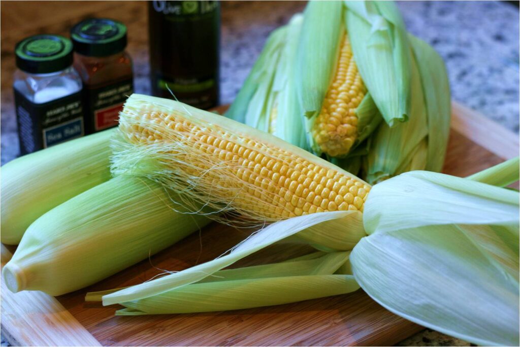 Remove silk from Corn on Cob