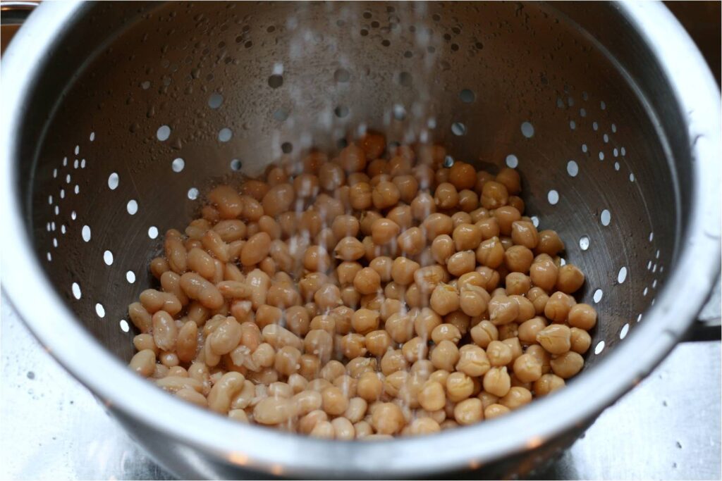 Rinse and Drain White Beans