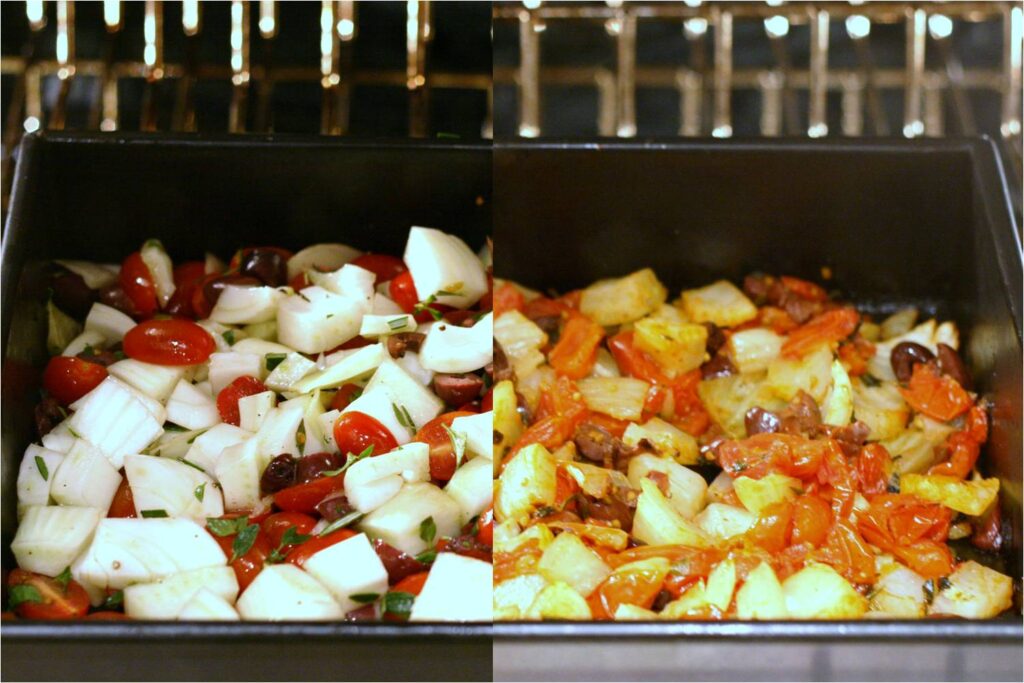 Roast Fennel Tomatoes Olives