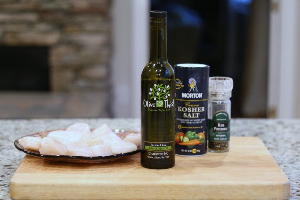 Seared sea scallops ingredients