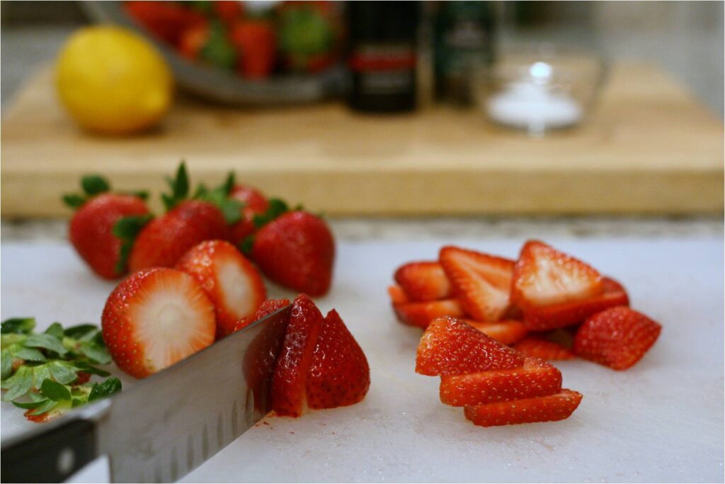 Slice Strawberries