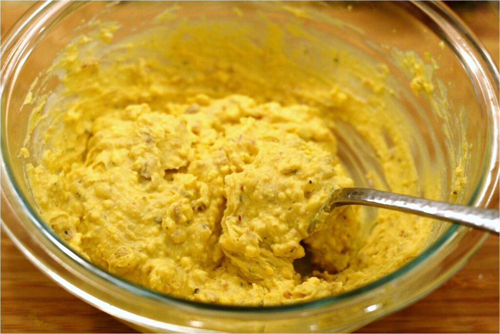 Stir Deviled Eggs Filling