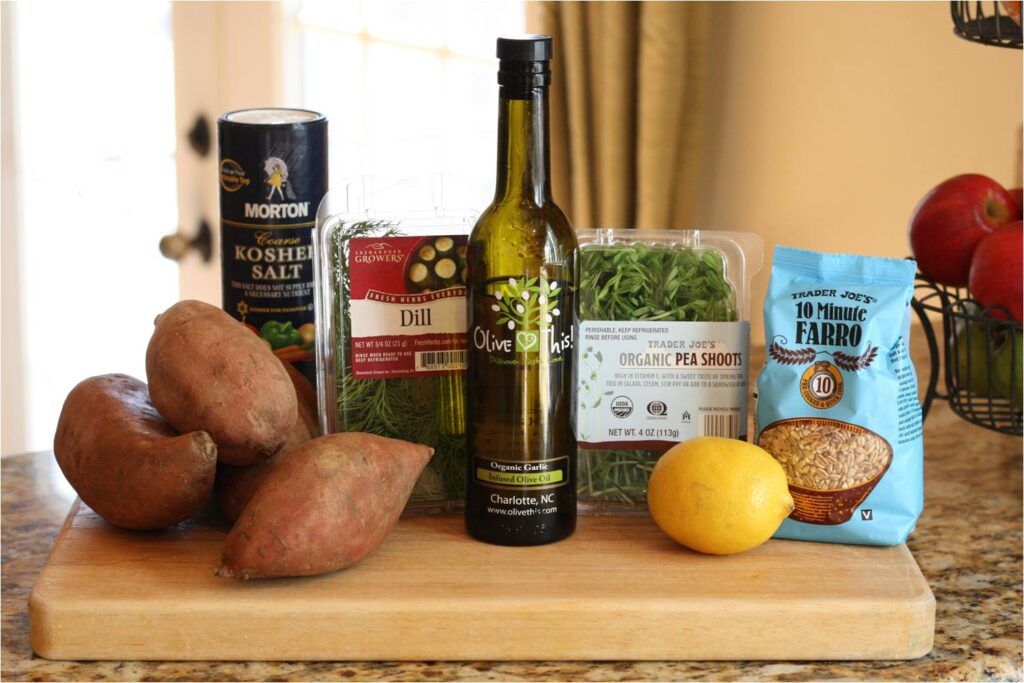 Sweet Potato Farro  Ingredients