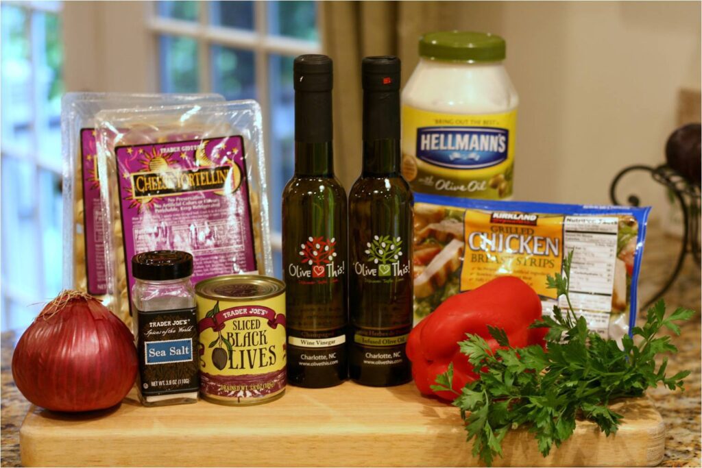 Tortellini Salad Ingredients