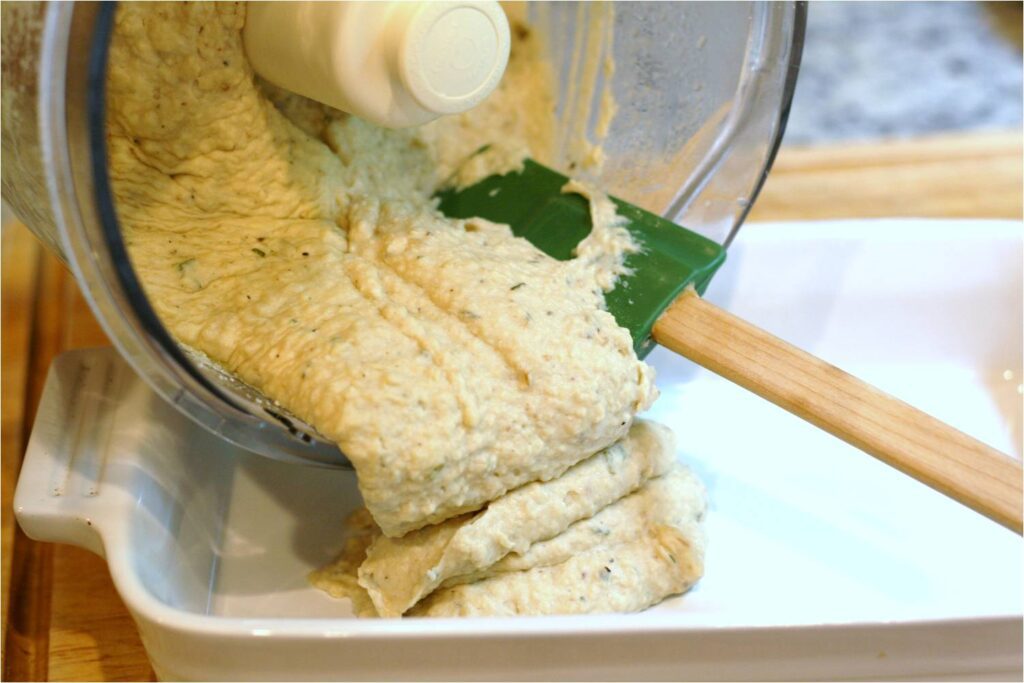 Transfer Fennel Dip to pan