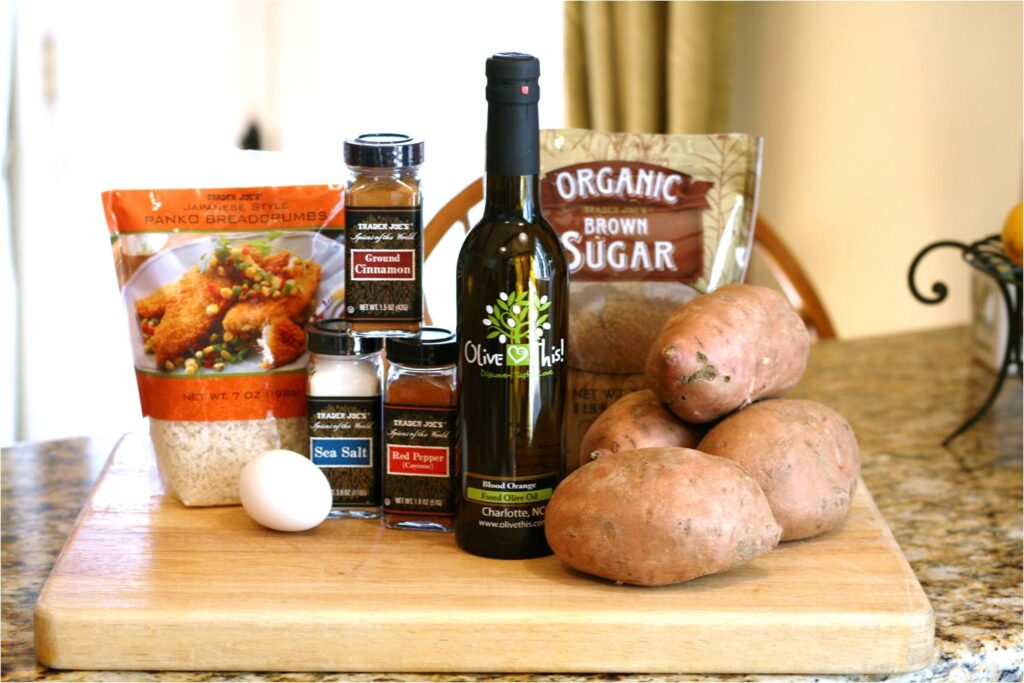 Twice Baked Sweet Potatoes Ingredients