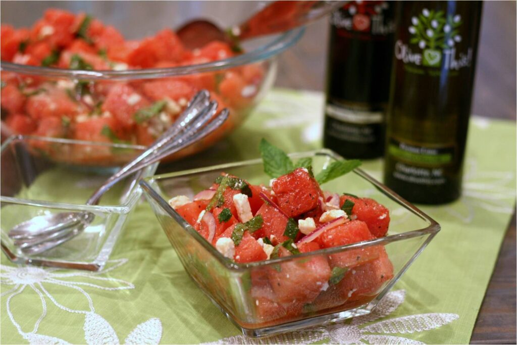 Watermelon salad Feature