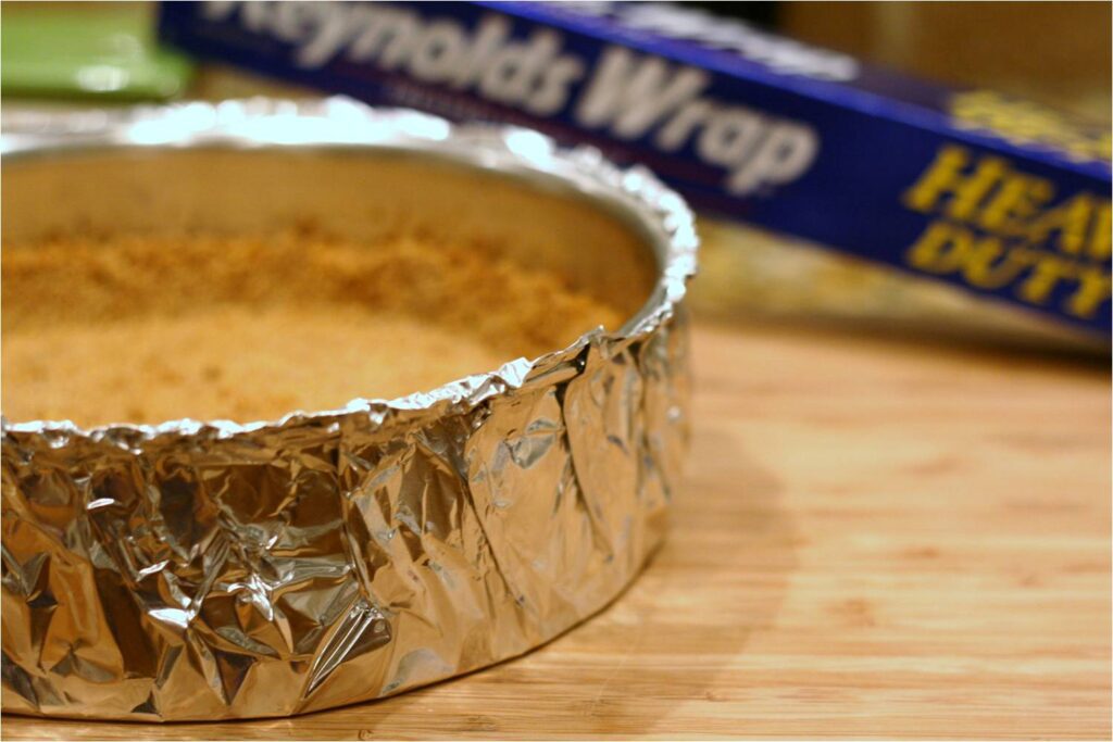 Wrap Spring Form Pan with Foil